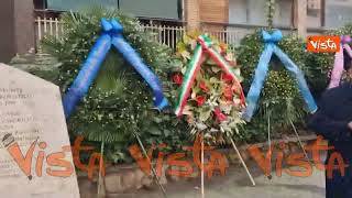 Anniversario della strage di via Fani, le corone d'alloro deposte dalle istituzioni