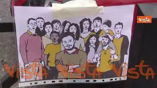 Processo Regeni, l'attesa fuori dal Tribunale durante la nuova udienza