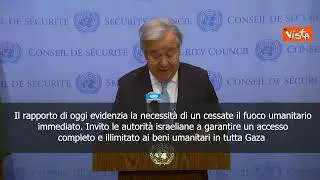 Guterres (Onu): Agire ora a Gaza per evitare l'impensabile
