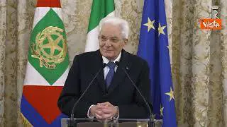 Mattarella riceve al Quirinale una rappresentanza della Polizia penitenziaria