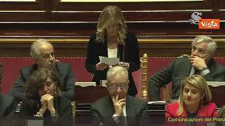 Meloni: "In quest'Aula c'è chi pensa che UE sia distinta tra Nazioni di Serie A e B"