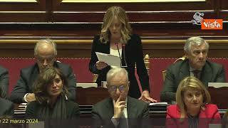 Meloni: "Come ci si può sedere a trattare con la Russia?"