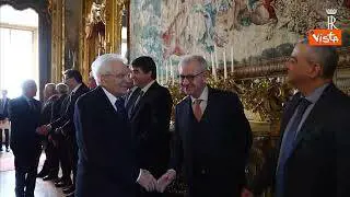 Mattarella riceve al Quirinale Meloni e membri del Governo in vista del Consiglio Ue