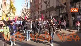 Il corteo in ricordo delle vittime di mafia a Roma, la lettura dei nomi