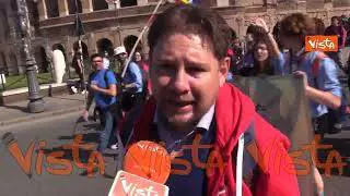 Corteo di Libera contro le mafie, le voci dei manifestanti: "Siamo partigiani della legalità"