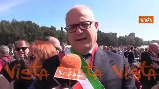 Manifestazione Libera contro le mafie, Gualtieri: "La mafia c'è e va combattuta"