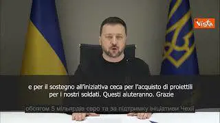 Zelensky al Consiglio Ue: Umiliante la fornitura di munizioni - SOTTOTITOLI