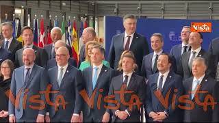 30 anni dello spazio economico europeo, ecco la foto di gruppo dei leader dell'Ue