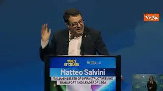 Convention ID, Salvini ai sostenitori: Fate piano, poi giornali non possono dire che non c'era gente