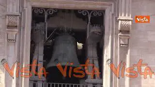 I rintocchi delle campane di San Pietro nel giorno della Domenica delle Palme