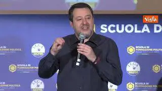 Salvini: "Macron? Chi parla di mandare soldati al fronte tradisce i principi della Comunità Europea"