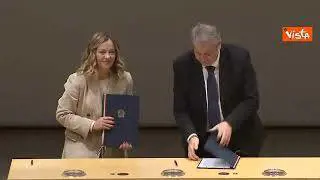 Meloni firma l'accordo di Sviluppo e coesione con il Presidente del Molise