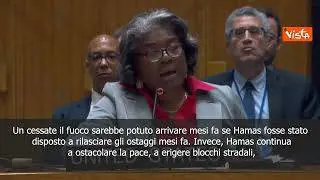 Consiglio sicurezza Onu, gli Stati Uniti chiedono il rilascio degli ostaggi israeliani - SOTTOTITOLI