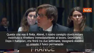 Francia chiede all'Onu cessate il fuoco permanente a Gaza dopo Ramadan - SOTTOTITOLI