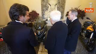 Mattarella riceve i vertici di Piaggio per i 140 anni della fondazione della società