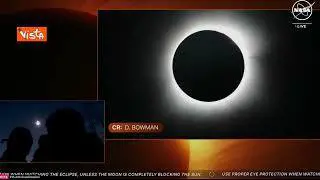 Eclissi solare totale, le immagini della Nasa