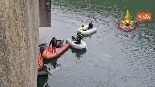Esplosione Suviana, l'immersione dei sommozzatori nel lago