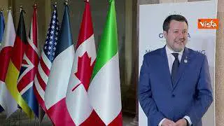 Salvini accoglie le delegazioni del G7 trasporti