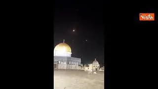 I droni iraniani passano sul Monte del Tempio di Gerusalemme