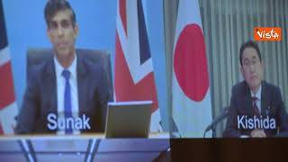 Attacco dell'Iran su Israele, la riunione del G7 in videoconferenza da Palazzo Chigi