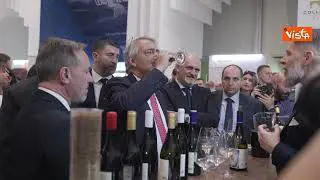 Il Presidente del Lazio Rocca inaugura il padiglione Lazio al Vinitaly