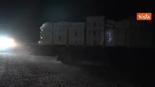 L'arrivo degli aiuti umanitari nel nord di Gaza