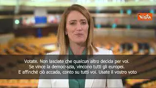 Europee, l'appello di Metsola: Usate il vostro voto