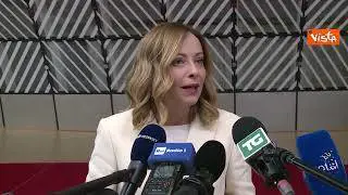 Meloni: "Draghi ai vertici dell'Ue? Contenta che si parli di un italiano, ma troppa filosofia"