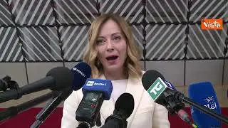 Meloni: "Nel Consiglio Italia ha chiesto sostegno Ue a Libano"
