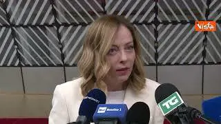 Meloni: "Draghi? Decideranno gli elettori, ma il vero tema e cambiare l'Unione Europea"