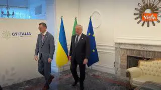 G7 Esteri, Tajani incontra l'omologo ucraino Kuleba