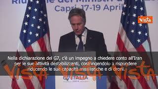 Blinken: Impegnati per sicurezza di Israele e per de-escalation