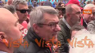 Landini: "L'assenza di Cisl? L'importante è unire i lavoratori e fare proposte concrete"