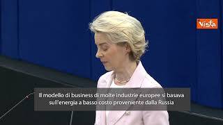 Von der Leyen: "Crisi globale ha avuto ripercussioni su competitività Ue"
