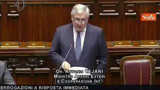 Tajani: Da G7 Esteri unità e impegno comune per la pace