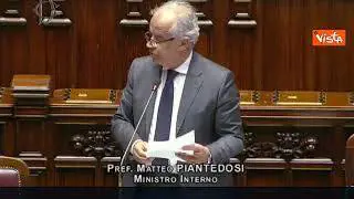 Ddl tutela forze dell'ordine, Piantedosi: Misure non più procrastinabili