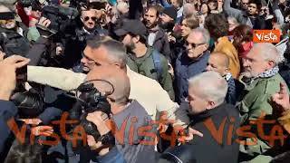 Tensione tra la comunità ebraica e i pro Palestina al corteo del 25 aprile a Milano