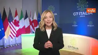 G7, Meloni: "Papa Francesco parteciperà al tavolo sull'intelligenza artificiale"