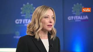 Meloni: Al G7 ribadiremo sostegno a Ucraina e lavoreremo per scongiurare escalation in Medio Oriente