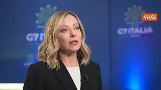 Meloni: Presidenza G7 responsabilità storica in un tempo così complesso