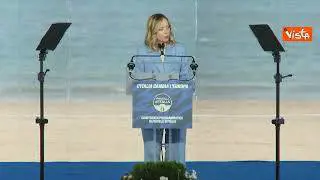 Meloni: Vogliamo mandare la sinistra all'opposizione anche in Europa