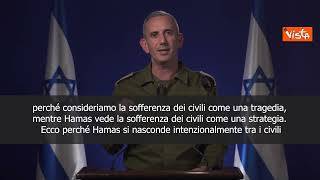 Esercito di Israele: Nostre forze di difesa operano secondo il diritto internazionale - SOTTOTITOLI