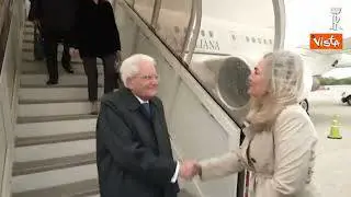 Il Presidente Sergio Mattarella arriva a New York per conferenza su Pace e Giustizia