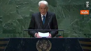 Mattarella all'Onu: "La Russia ha la responsabilità di aver riportato la guerra in Europa"