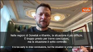 Zelensky: "Nelle regioni di Donetsk e Kharkiv situazione ancora tesa"