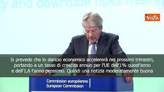 Gentiloni: "Su crescita economica in Ue notizie moderatamente buone”