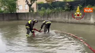 Maltempo in Lombardia, allagamenti a Lodi