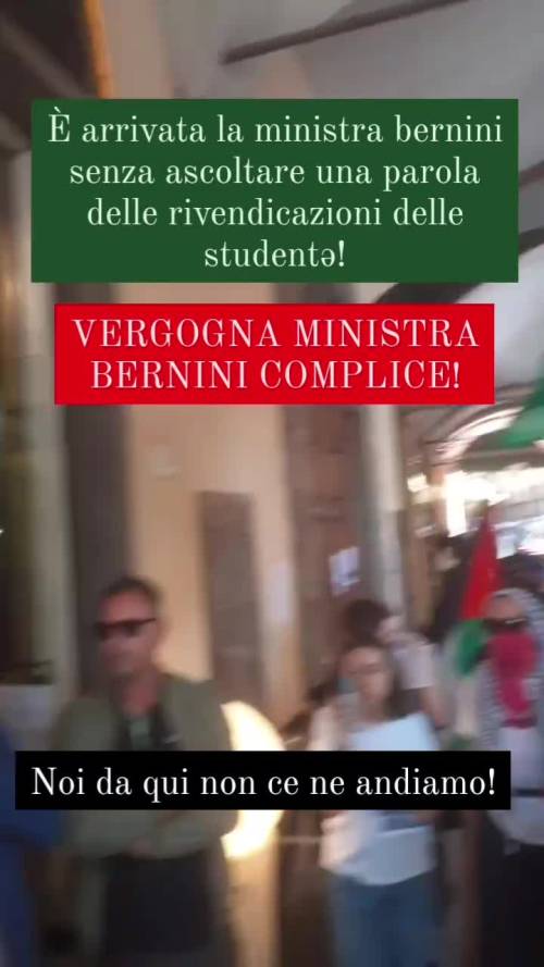Studenti Pro Palestina bloccano un incontro di Forza Italia