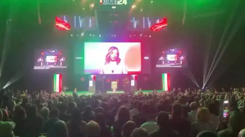 "Siamo il motore della rinascita dell'Europa". L'intervento di Meloni a Vox