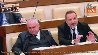Lotito si addormenta in audizione in Senato sulla riforma della Serie A, De Laurentiis lo sveglia